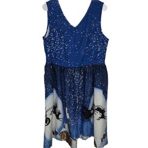 Festive Christmas Themed Midi Dress
